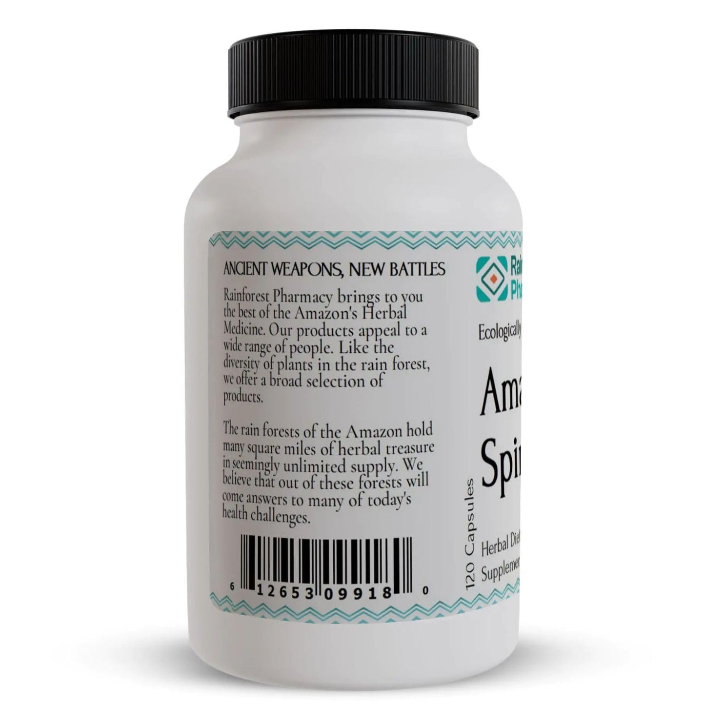 Rainforest Pharmacy Spiro Natural Herbal Supplement| 120 Vegetarian Capsules, 500 mg | Ecologically Wildcrafted Chanca Piedra & 5 Amazon Rainforest Herbs | Non-GMO Rainforest Pharmacy buy supplements Au