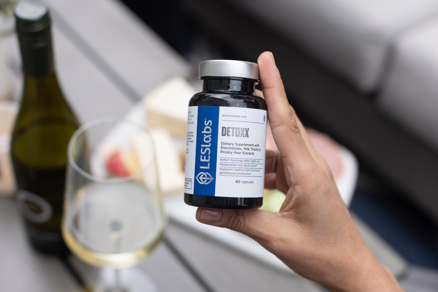 LES Labs DeToxx – Better Mornings & Recovery, Liver Support, Electrolyte Replenishment & Glutathione Support – Prickly Pear, Milk Thistle & NAC