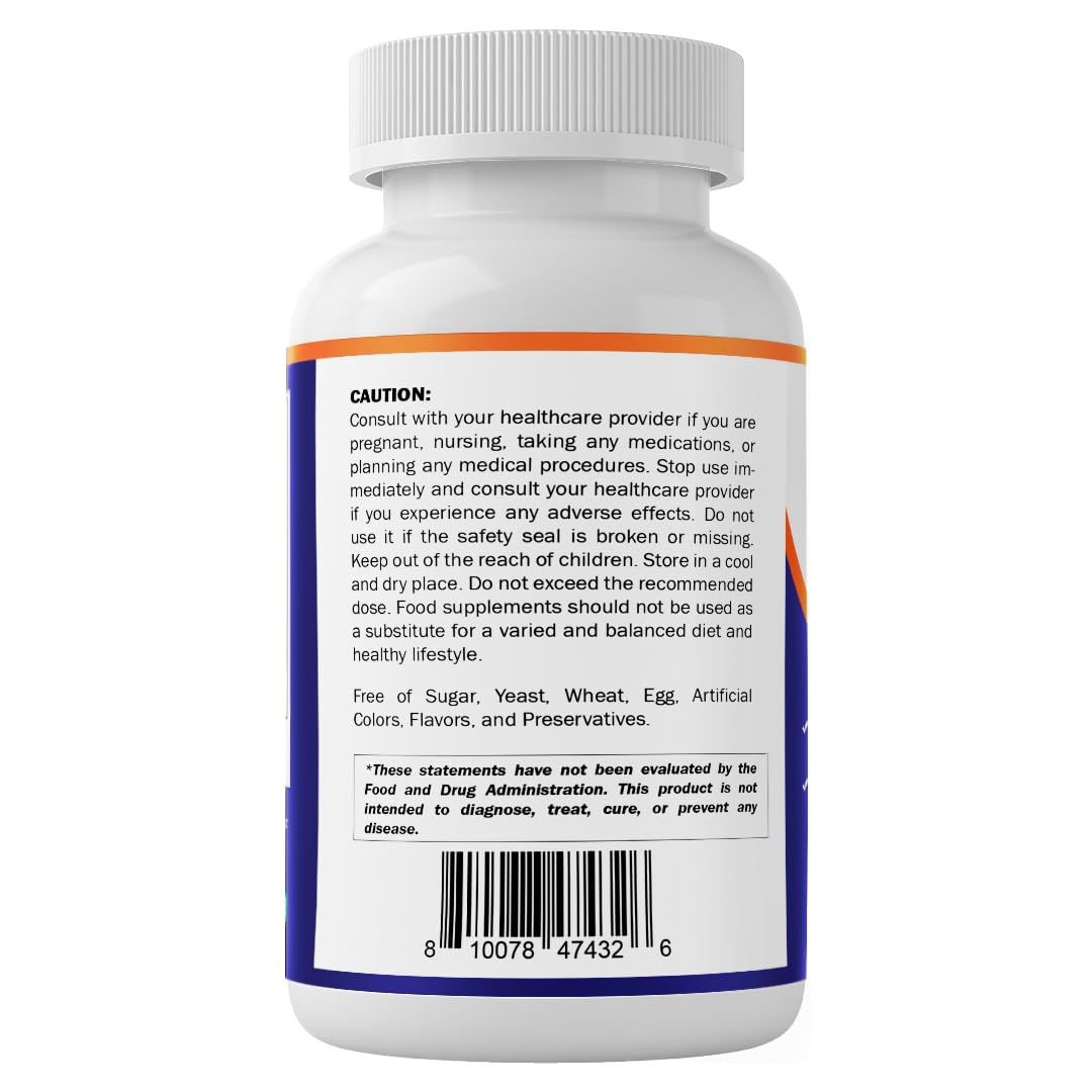 Vitamatic Calcium Magnesium Zinc D3 Boron | 365 Coated Tablets Supplement | Calcium 1200 mg, Magnesium 420mg, Zinc 25mg, Vitamin D3 1000 IU, Boron 1 mg | Non-GMO | Gluten Free | Made in USA