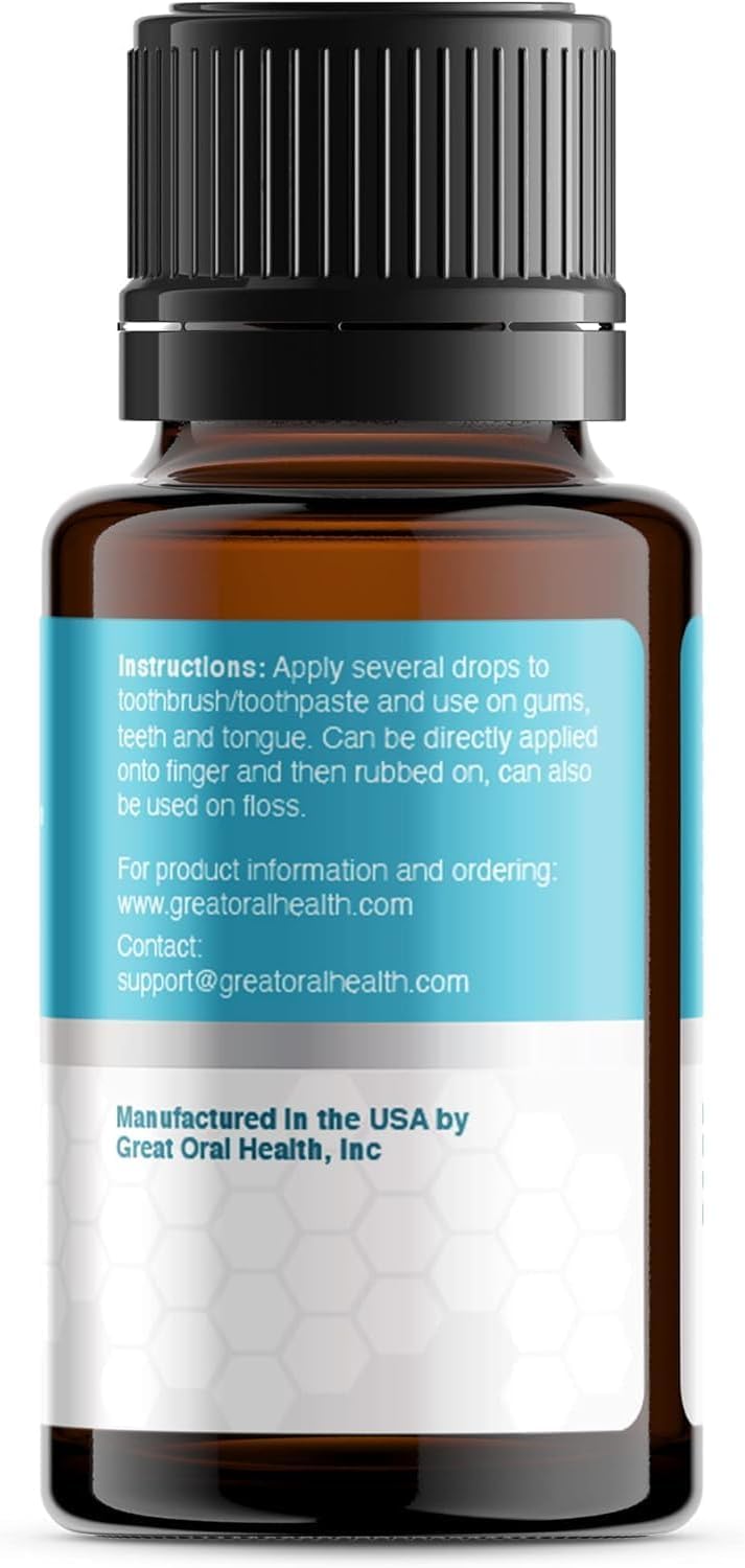 OraRestore Bad Breath Treatment for Adults Halitosis: Dentist Formulated Oral Rinse Concentrate Tooth Oil Liquid Toothpaste, Fresh Breath Mouthwash for Dry Mouth