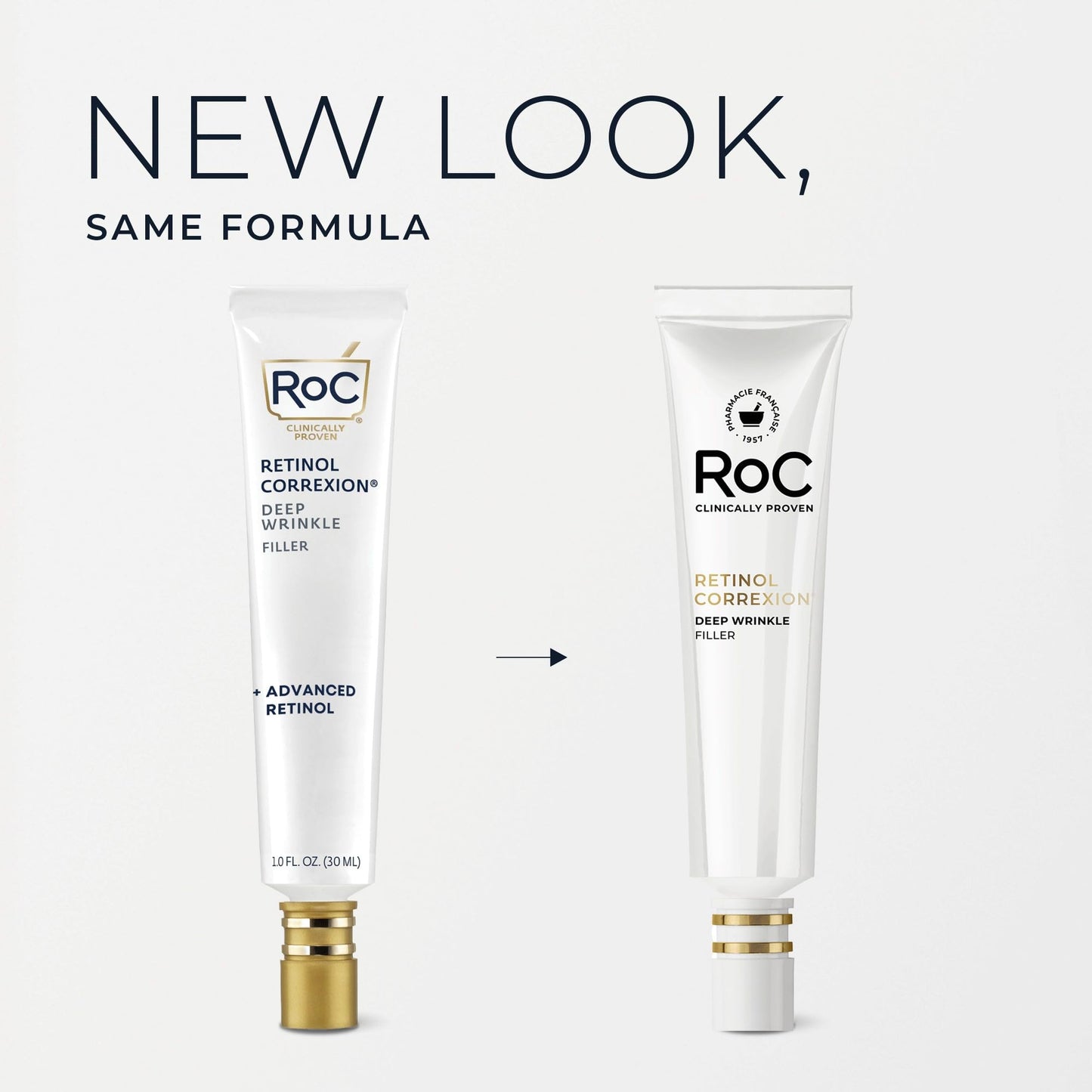 RoC Retinol Correxion Wrinkle Filler for Deep Wrinkles with Hyaluronic Acid & Retinol, Skin Care for Women and Men,