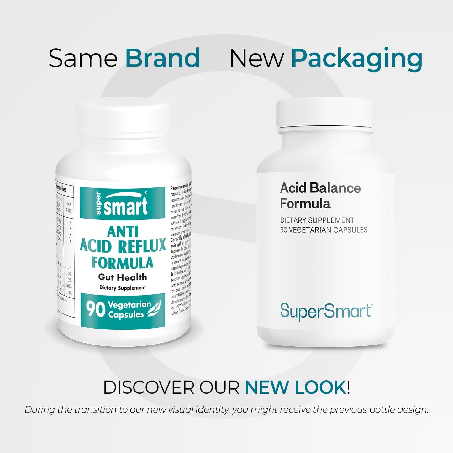 Supersmart Acid Balance Formula (Advanced Complex) - with Zinc L-Carnosine, Slippery Elm Extract, Licorice Root | Non-GMO & Gluten Free - 90 Vegetarian Capsules Supersmart buy supplements Au