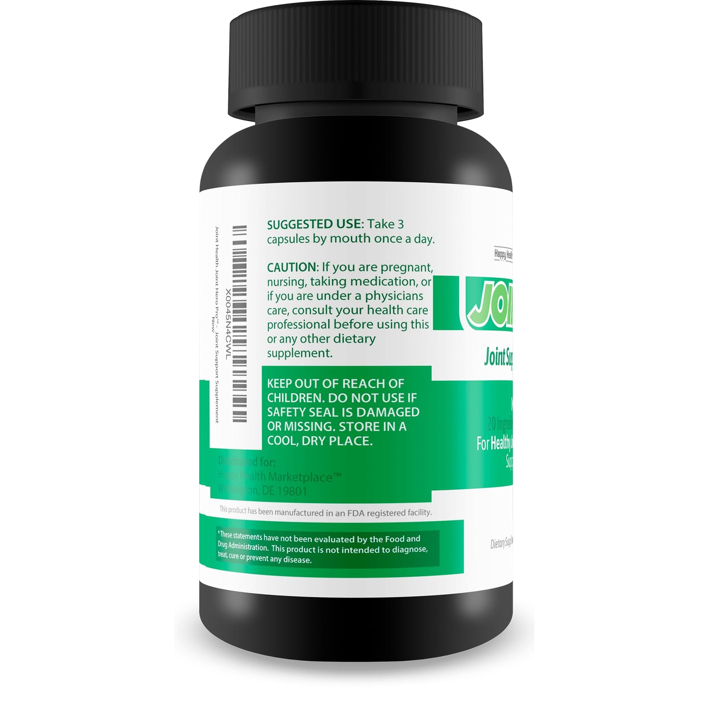 Joint Health Hero Pro - Our Best Joint & Bone Support Supplement - Turmeric - Vitamin D - Vitamin C - for Knees, Hips, Hands, Feet, Back, Neck, and More - Our Best Vitamin D Formula Happy Health Marketplace buy supplements Au