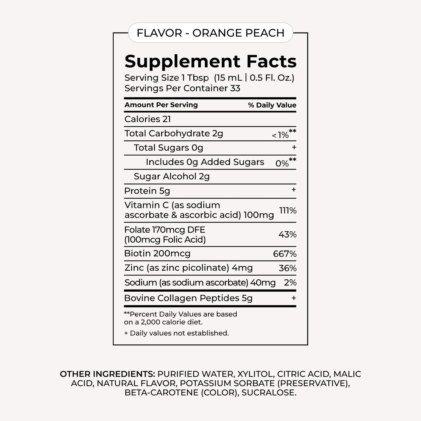 MAËLYS Collagen + BIOTIN Supercharged Liquid Collagen - Drinkable Hydrolyzed Type I & III Collagen Supplement with Biotin, Vitamin C, Zinc & Folic Acid
