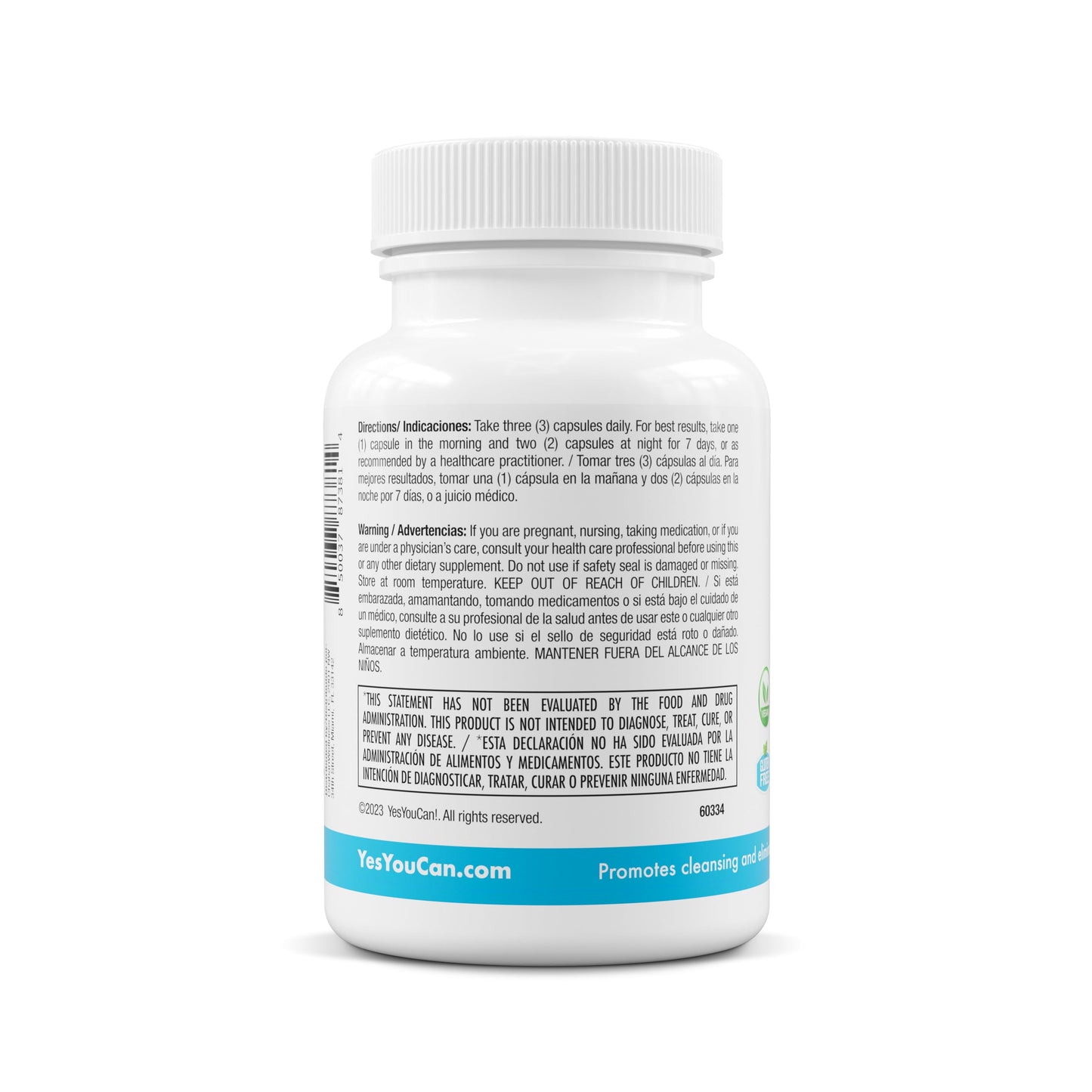 Yes You Can! Natural Detox Pills - Diuretic Cleanse with Electrolytes & Vitamins - Helps with Water Retention - Gluten-Free, 21 Capsules