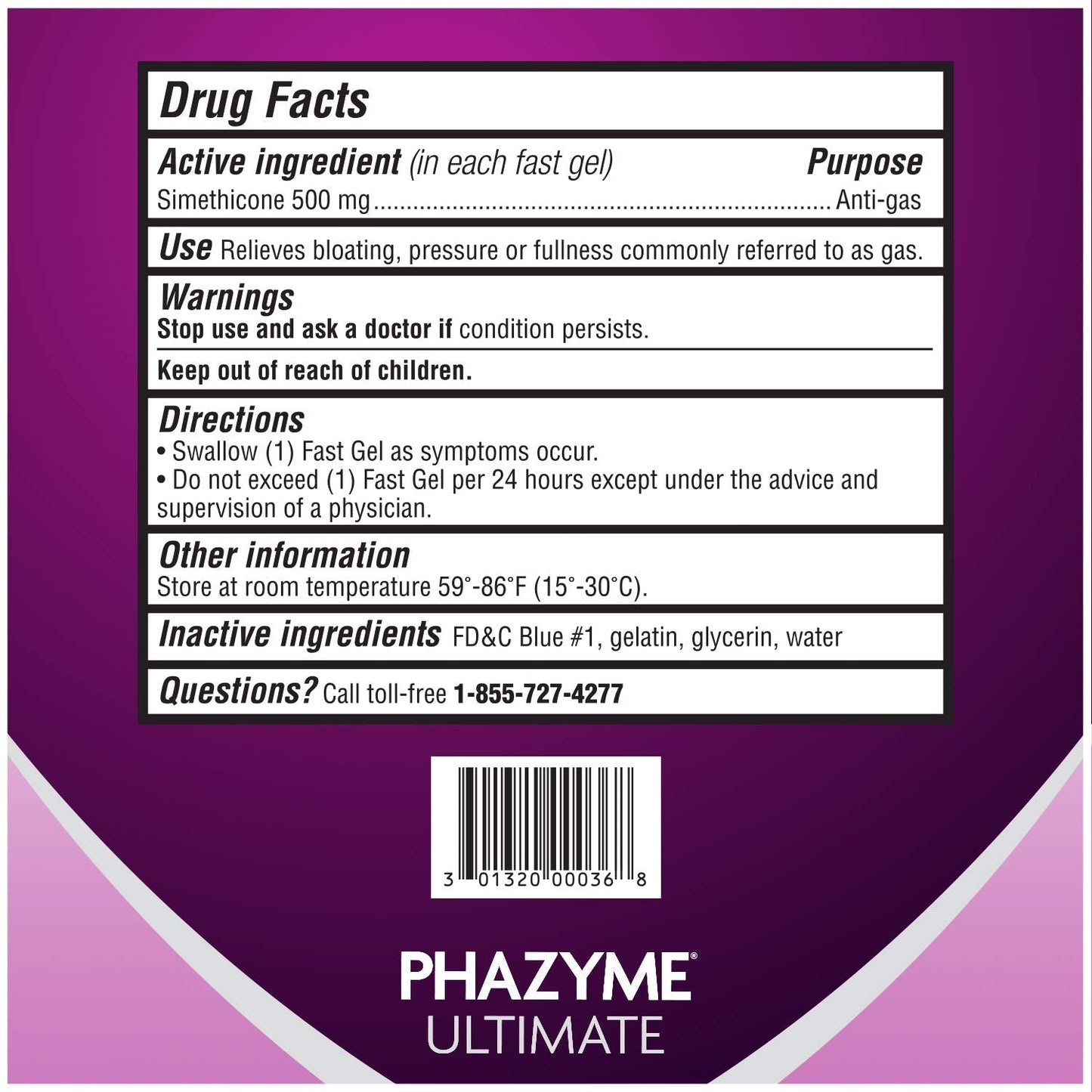 Phazyme Ultimate Strength Anti-Gas 500 mg Simethicone Gas Relief for Adults, Fast Gels Quickly Ease Bloating, Pressure and Discomfort, 20 Count Phazyme buy supplements Au