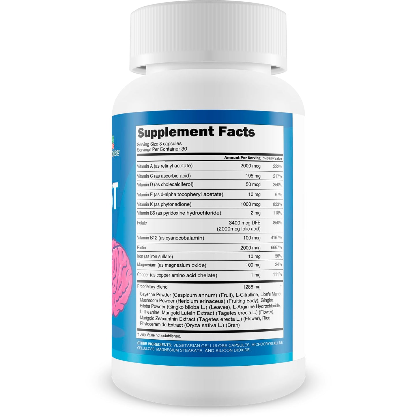 Top Best Brain - Cognitive Support Supplement for Memory, Focus, & Mental Clarity - Promote Improved Concentration, Cognition, & Motivation - Brain Pills for Cognitive Health - Nootropic Formula Generic buy supplements Au