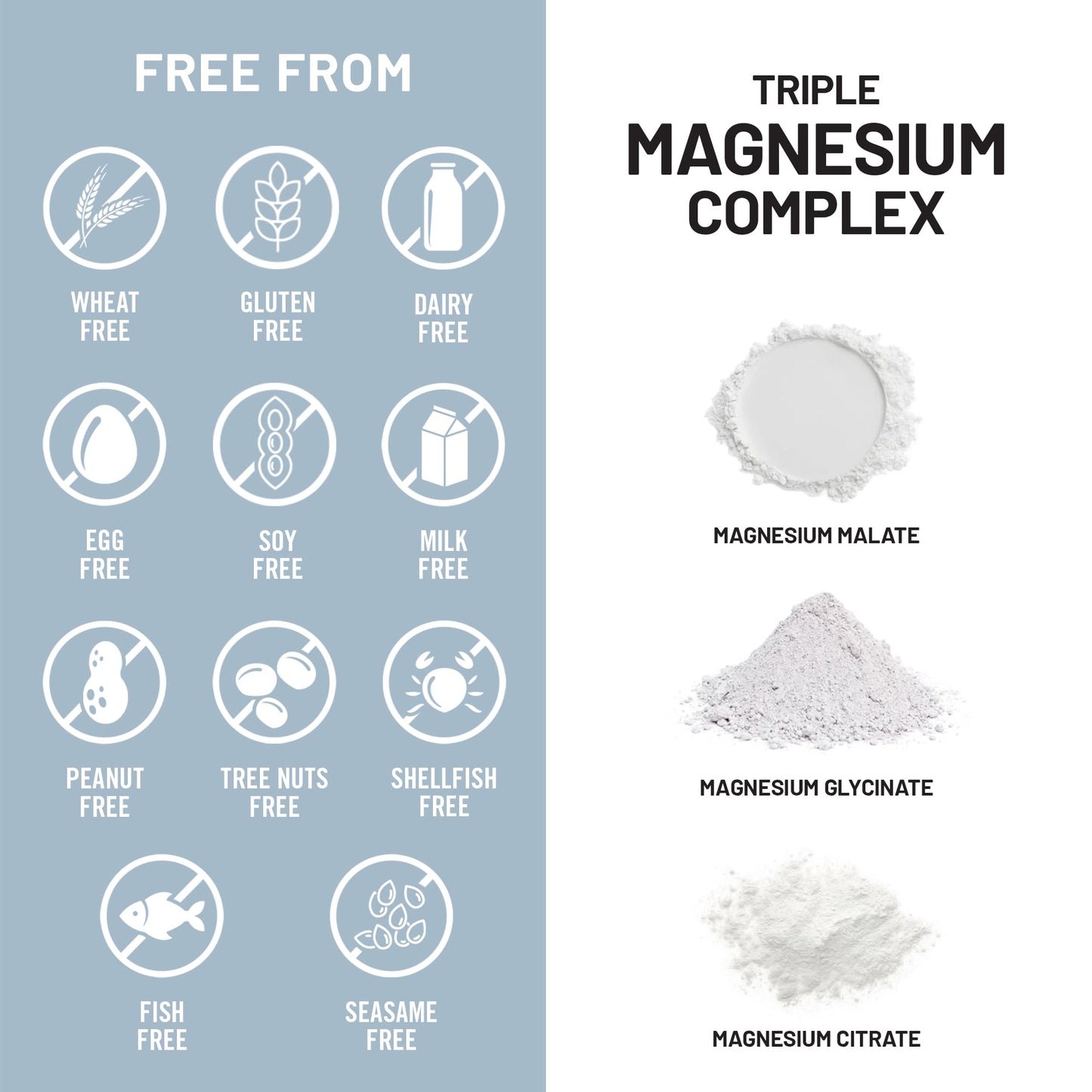 NatureWise Triple Magnesium Complex - High Absorption Magnesium Glycinate + Malate + Citrate for Muscle Nerve & Sleep Support - Vegan 90 Capsules NatureWise buy supplements Au