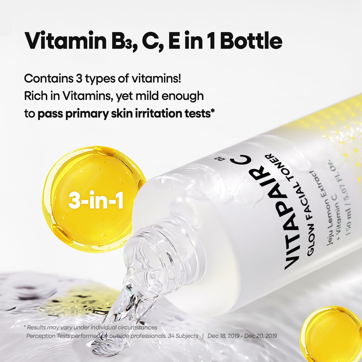 Nature Republic Vitapair C Glow Facial Toner | Hydrating Vitamin Toner with Niacinamide, for Radiance & Even Skin Tone, Non-Greasy