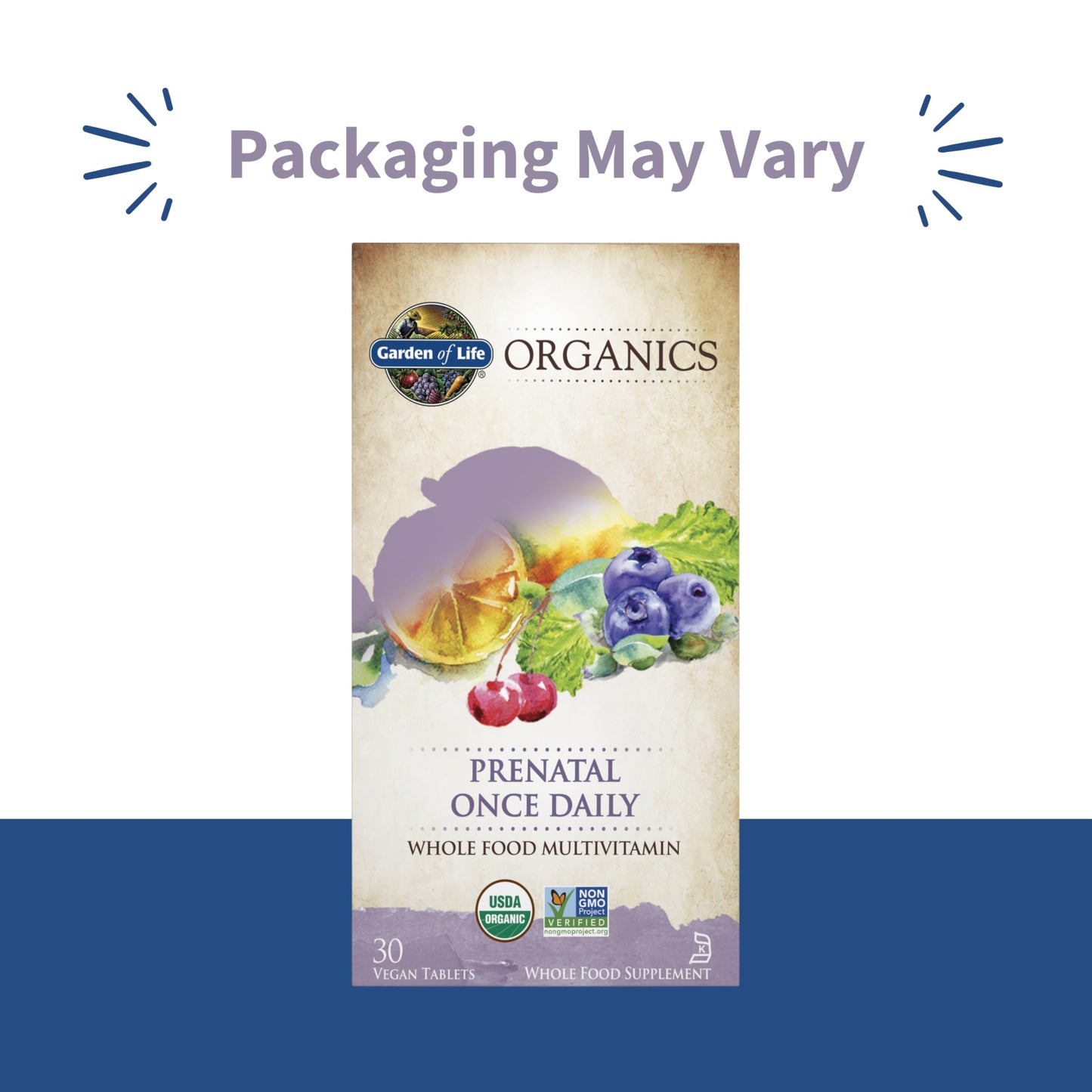 Garden of Life Organics Prenatal Vitamin: Folate for Energy & Healthy Fetal Development, Non-constipating Iron, Vitamin C, B6, B12, D3 – Organic, Non-GMO, Gluten-Free, Vegan, 30 Day Supply Garden of Life buy supplements Au