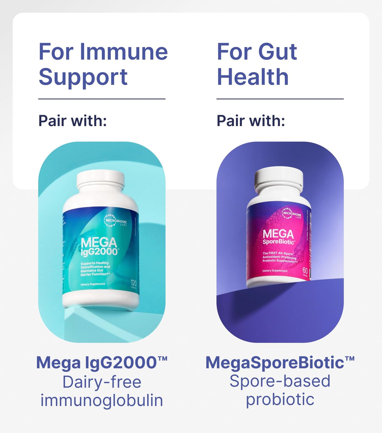 Microbiome Labs EpicDefense Probiotic + Postbiotic Combo - Immunobiotic Formula with LGG, BB-12 & Epicor - Daily Immune System Support - Respiratory Comfort