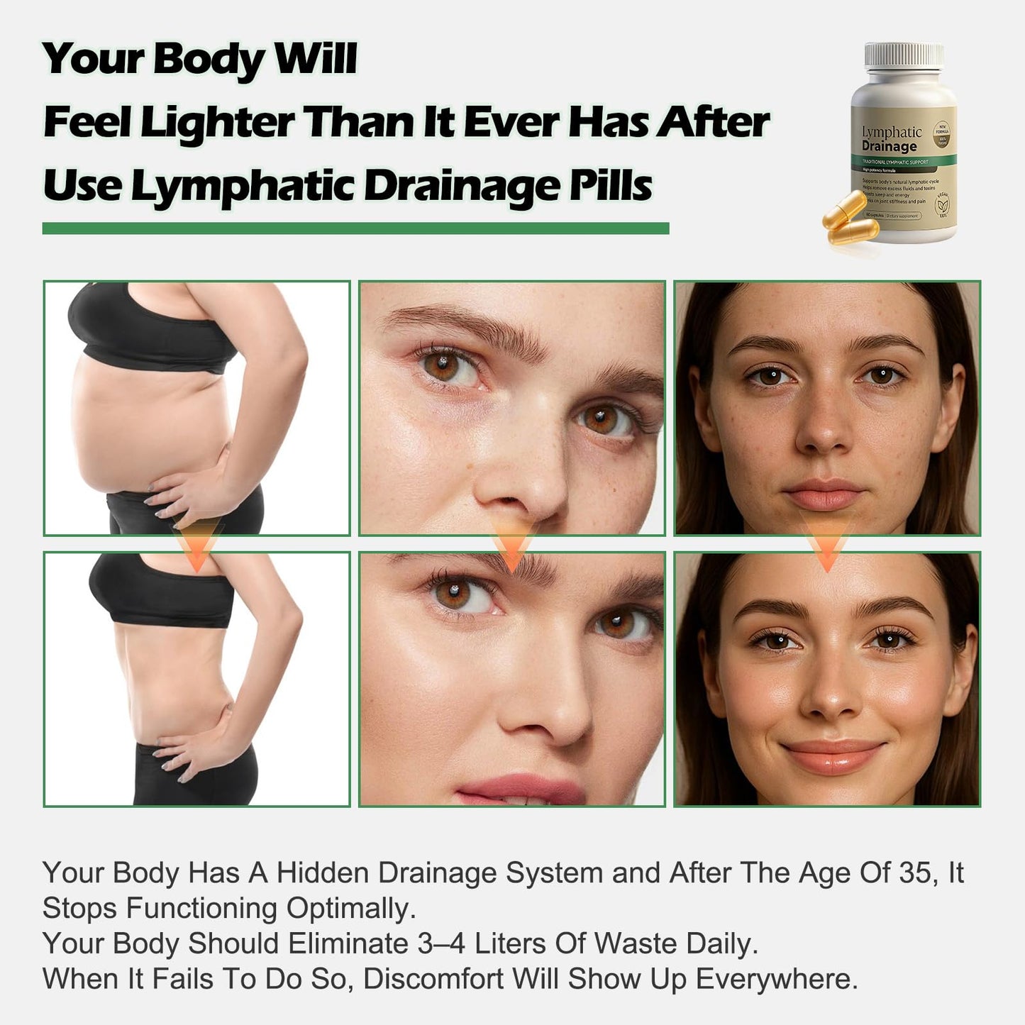 Tnaasmais Lymphatic Drainage Capsules, New Maximum Potency Formula with Dandelion Extract, Lymphatic Drainage Supplement for Fast-Absorbing, Immune Boost, Natural Ingredients, Vegan, 60 Capsules Tnaasmais buy supplements Au