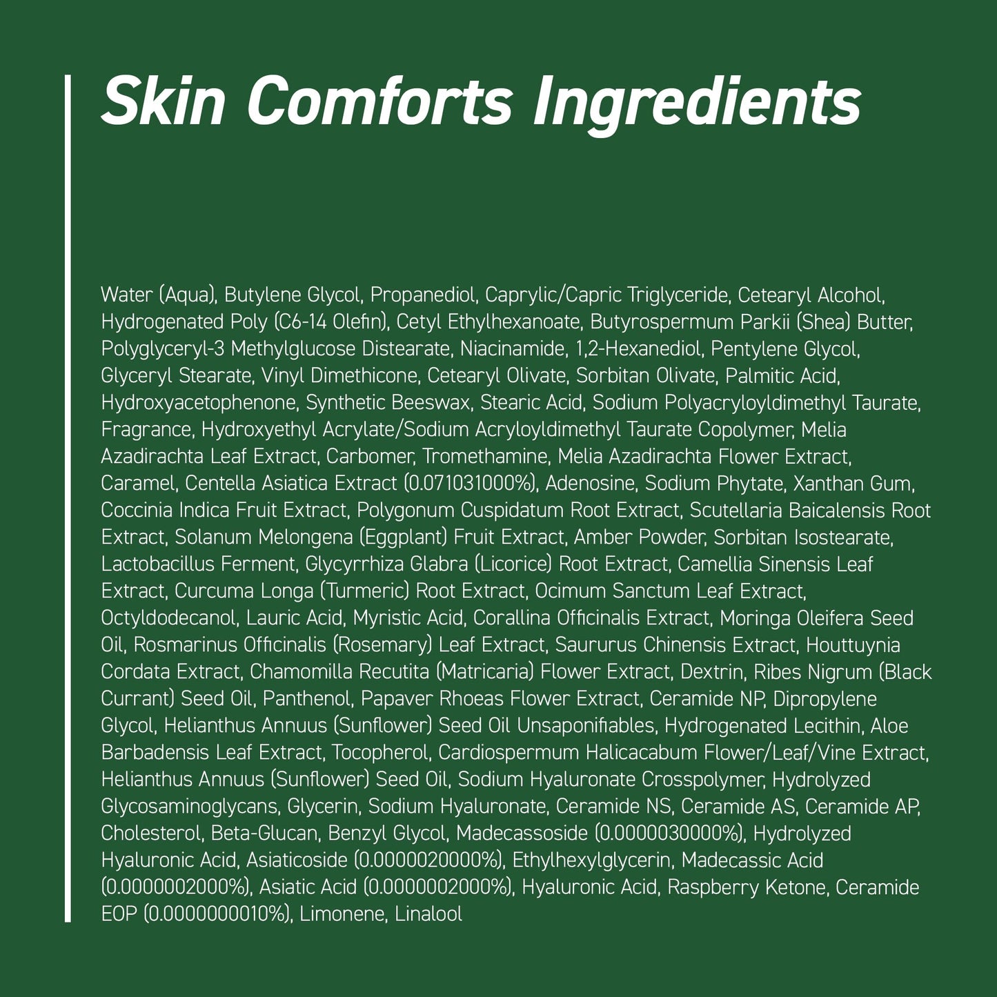 IVOSKIN Cica Redness Relief Treatment Cream, Soothing & Hydrating Green Correcting Moisturizer with Madecassoside, Helps Repair Skin Barrier for Sensitive Skin
