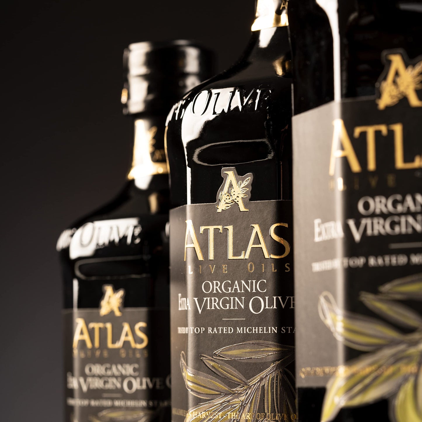 Atlas Organic Cold Pressed Moroccan Extra Virgin Olive Oil, Polyphenol Rich | EVOO From Morocco, Newly Harvested Unprocessed from One Single Family Farm