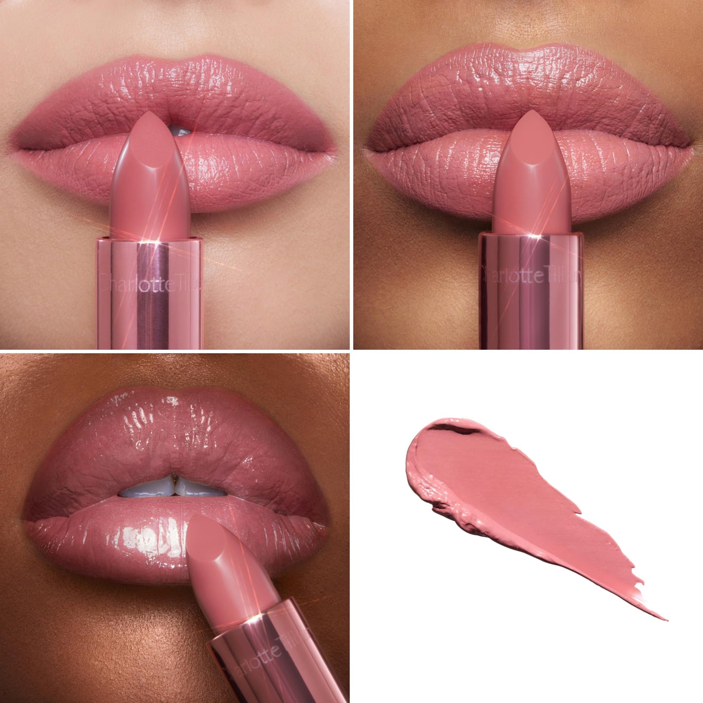 Charlotte Tilbury Icon Baby Lip Duo Kit - Mini K.I.S.S.I.N.G Satin Shimmer Lipstick & Full Size Hall of Fame High Shine Gloss Set - Hydrating Long Lasting Makeup Duo for On-the-Go Glossy Shine Charlotte Tilbury buy supplements Au