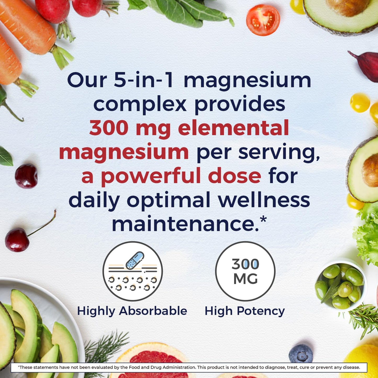 Vitalitown Magnesium Complex Supplement | 300mg Elemental Mag | Magnesium Citrate Glycinate Taurate Malate | Non-GMO, No Gluten, 90 Vegan Magnesio Capsules for Bone Brain Heart Vitalitown buy supplements Au