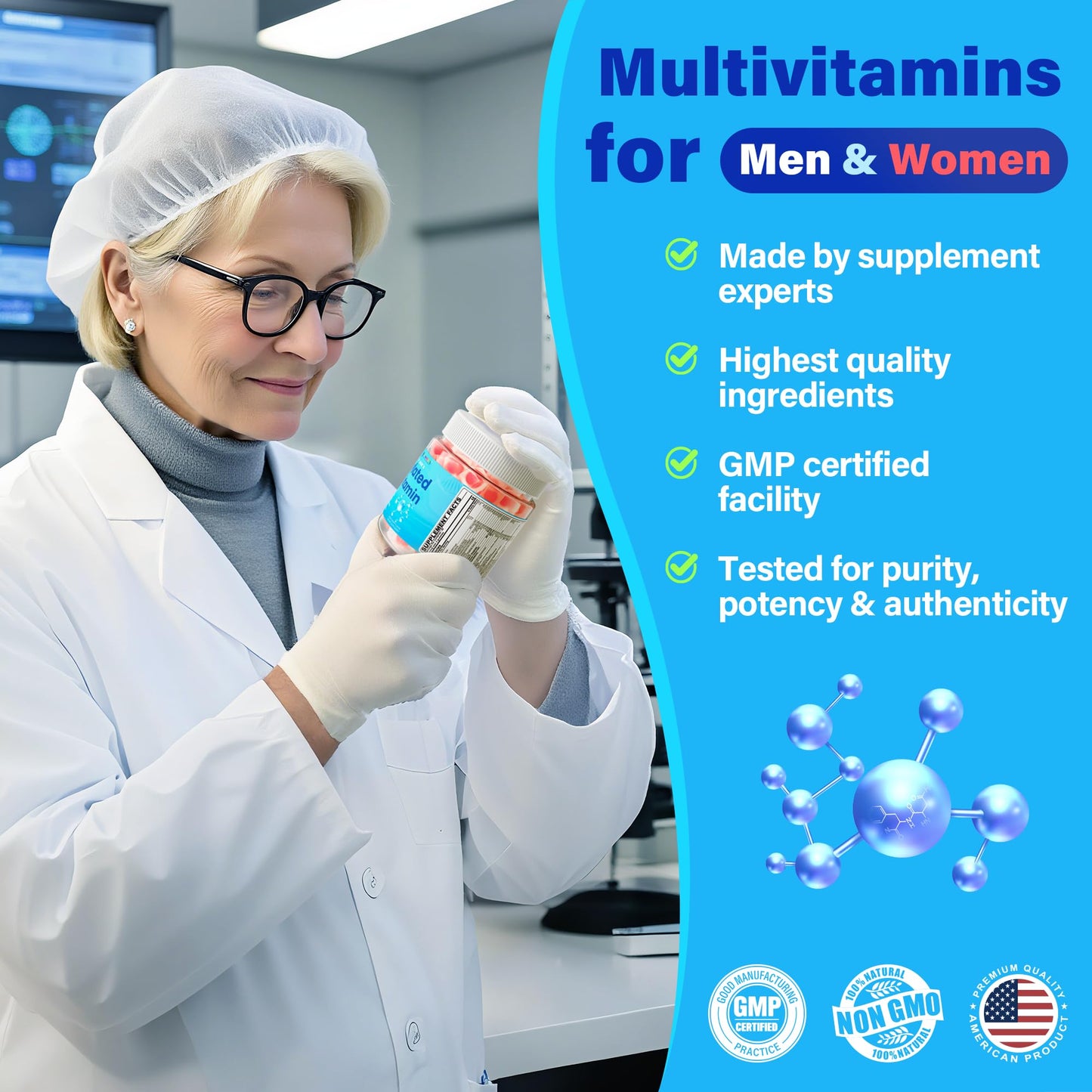 Methylated Multivitamin for Women & Men Gummies w/ Omega-3, Calcium, D3 K2, Methylfolate & B12, TMG, Daily Vitamins, Mag, CoQ10, Probiotic for 18 30 40 50 60 70+, Overall Health - Vegan, Sugar Free NEVISS buy supplements Au