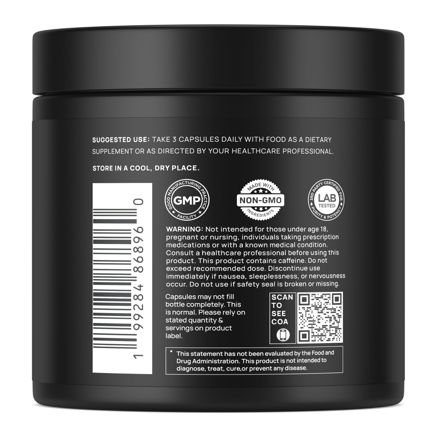 ULTRA MALEยฎ Premium for Men w. 100:1 Shilajit, 40:1 Black Maca, Ashwagandha 25%, Tongkat Ali 10% - Clinical Strength Male Enhancing Supplement for Men Health Libido+