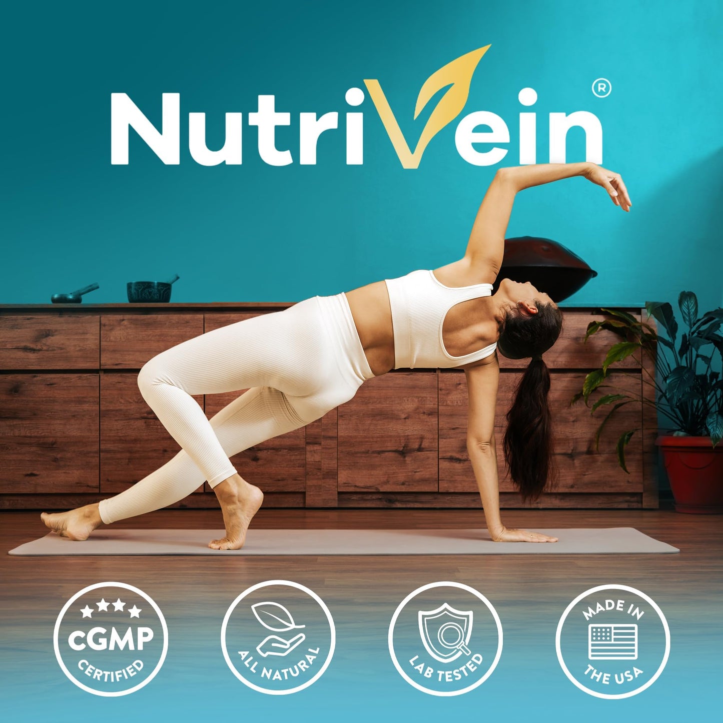 Nutrivein Organic Sea Moss 1600mg Plus Bladderwrack & Burdock - 120 Caps for Adults - Prebiotic Super-Food - Immune System & Digestive Health