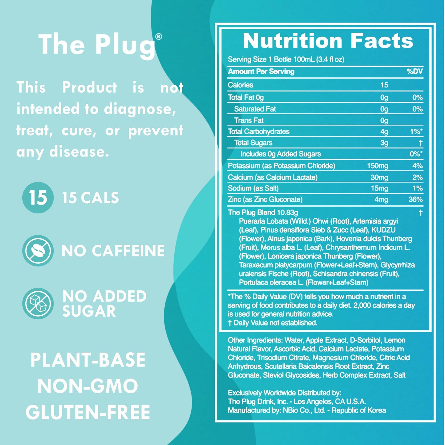 The Plug Liver Cleanse & Detox Drink | Organic Herbal Liquid Supplement with Electrolytes, Superfruits & Plant-Based Nutrients