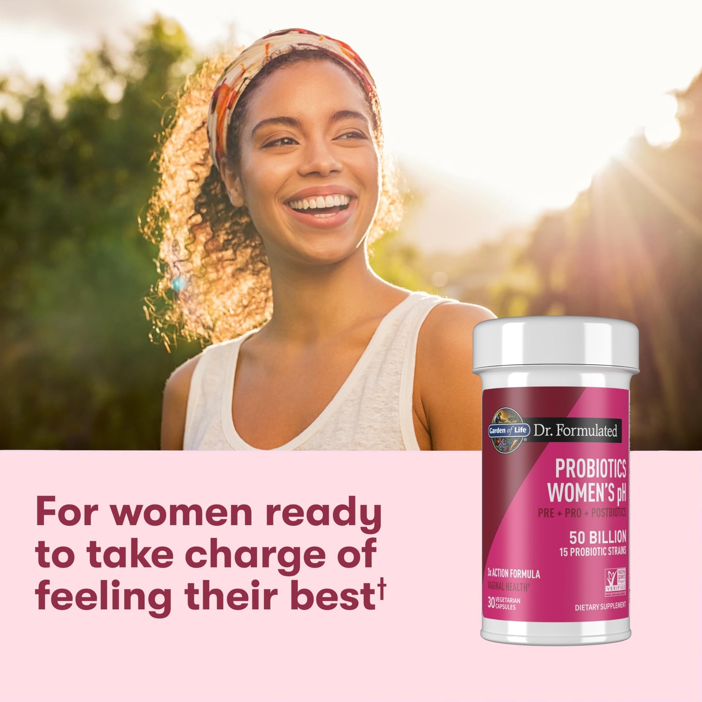 Garden of Life Dr Formulated Once Daily 3-in-1 Complete Prebiotics, Postbiotics & Probiotics for Women, PRE + PRO + POSTBIOTIC Supplement for Women’s Digestive, Immune & Vaginal Health, 30 Day Supply Garden of Life buy supplements Au