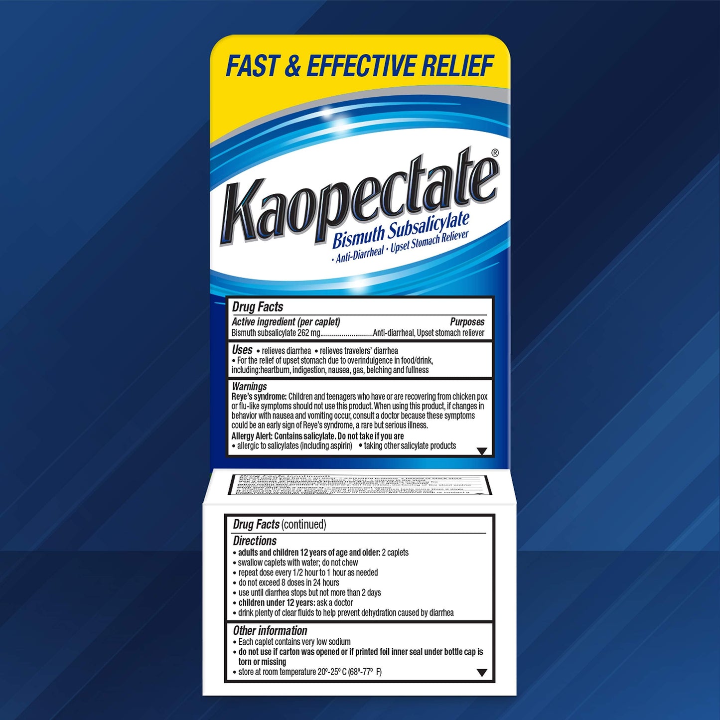 Kaopectate Multi-Symptom Anti-Diarrheal & Upset Stomach Reliever, 42 Caplets, Anti Diarrhea Caplets Kaopectate buy supplements Au