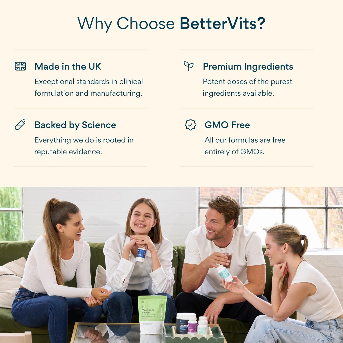 Bettervits Magnesium Glycinate Complex with Citrate Malate Zinc & Vitamin D3 | High Absorption Pure Magnesium 225mg Supplement Chelated Formula for Muscle Relaxation, Sleep Support – 60 Capsules Bettervits buy supplements Au