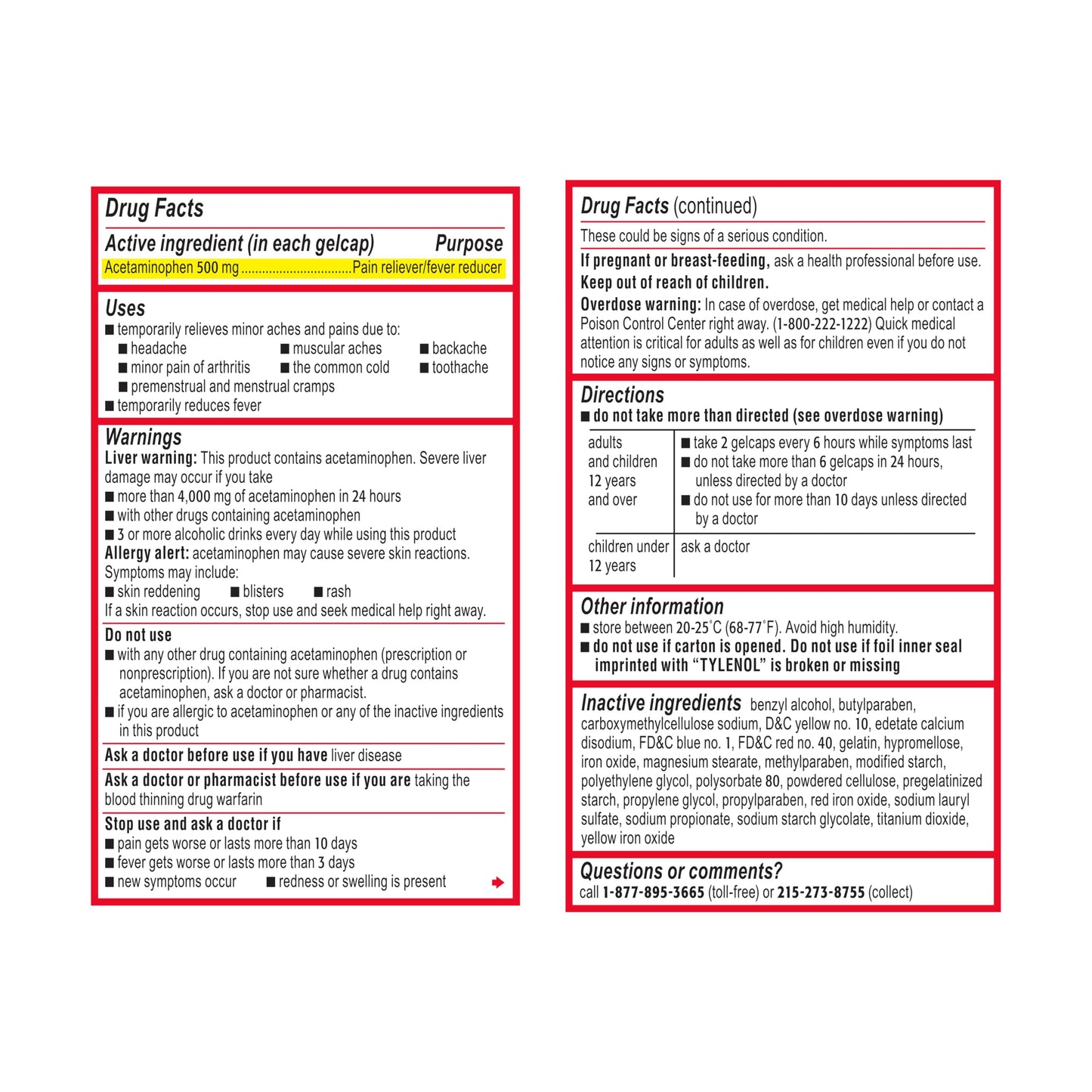 Tylenol Extra Strength Acetaminophen Rapid Release Gels, Fast, Strong Pain Relief, Fever Reducer, 500 mg Gelcaps with Laser‑Drilled Holes for Fast Release, OTC Medicine, 100 Count Tylenol buy supplements Au
