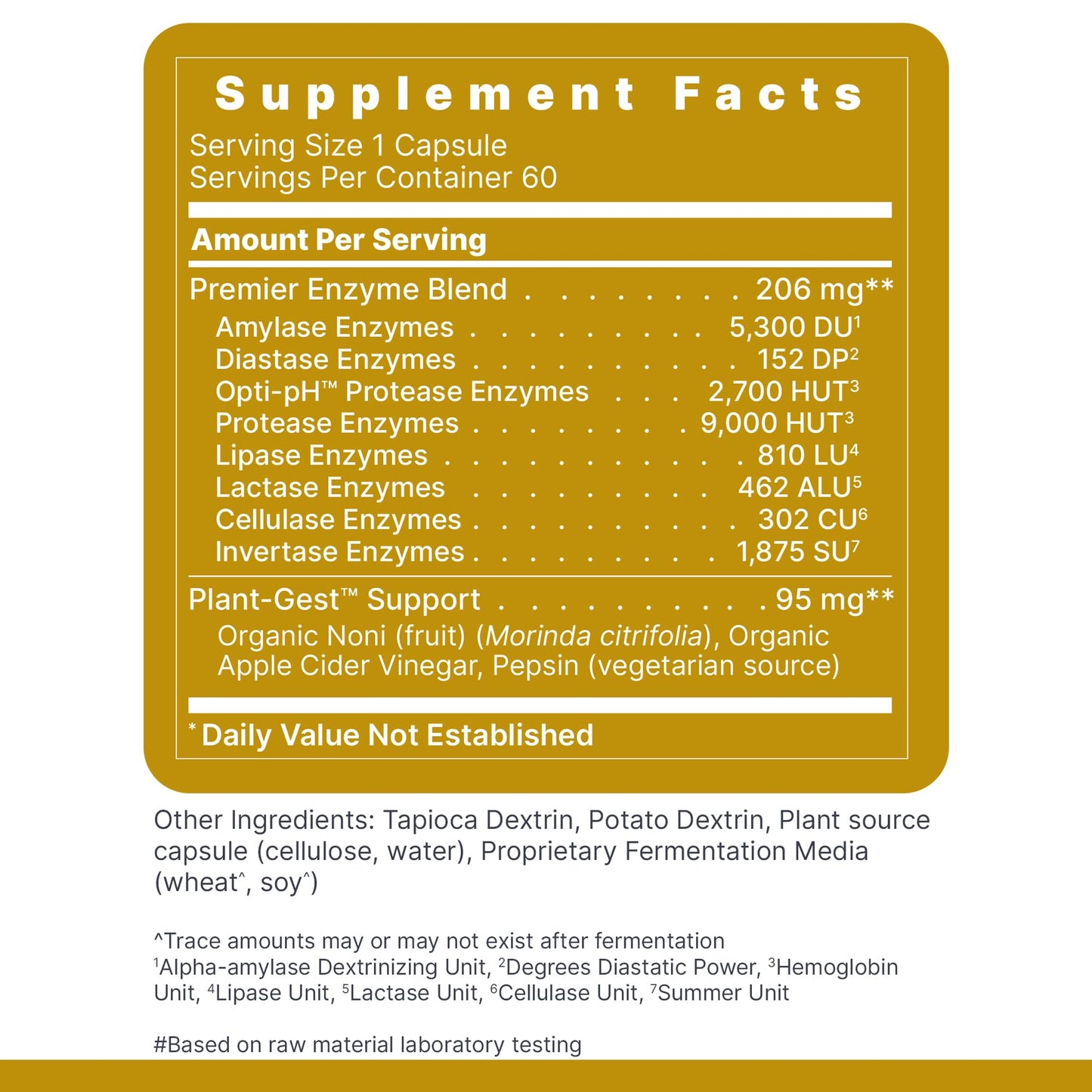Premier Research Labs Active Digestive Enzymes with Probiotic and Prebiotics - Promotes Full-Spectrum Digestive Support - with Amylase, Protease & Lipase