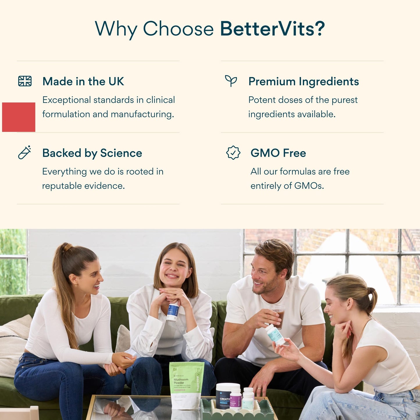 Bettervits Multivitamin for Women & Men | Womens Daily Multivitamin with 13 Essential Vitamins Iron, Iodine, Calcium and Biotin | Vitamins A, K2, D3, C, B1, B2, B3, B5, B6, B7, B9, B12 | 60 Capsules Bettervits buy supplements Au