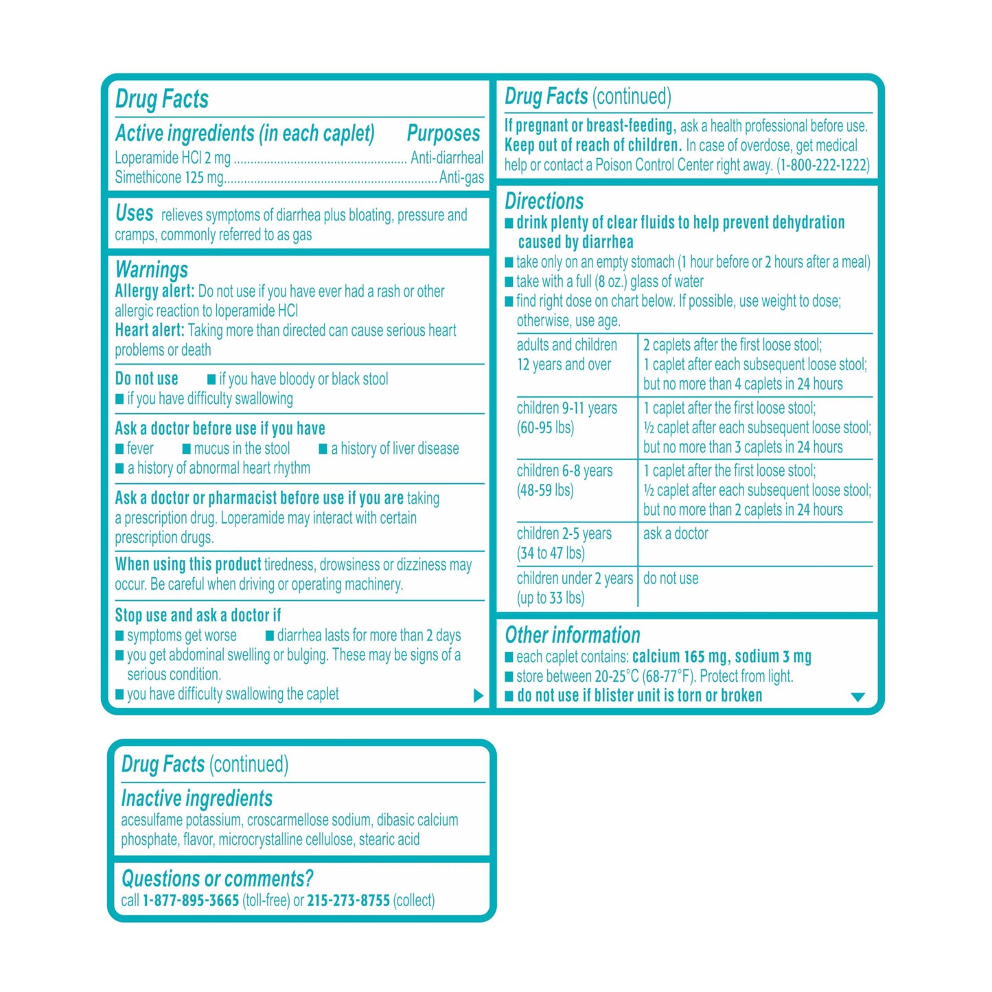 Imodium Multi-Symptom Relief Caplets with Loperamide Hydrochloride & Simethicone, Anti-Diarrheal Medicine for Treatment of Diarrhea, Gas, Bloating, Cramps & Pressure, Traveler's Diarrhea, 24 ct Imodium buy supplements Au