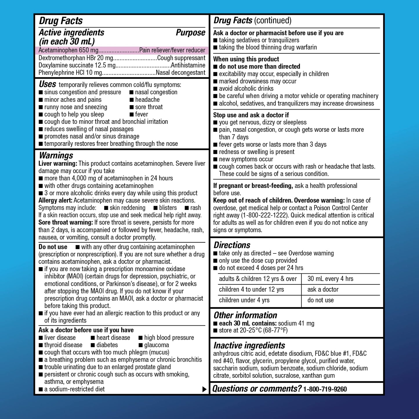 Amazon Basic Care Nighttime Severe Cold and Flu Syrup, Max Strength Liquid Medicine, Multi-Symptom Relief, for Adults and Children 12 Years and Older, Mixed Berry Flavor, 12 fl oz Amazon Basic Care buy supplements Au