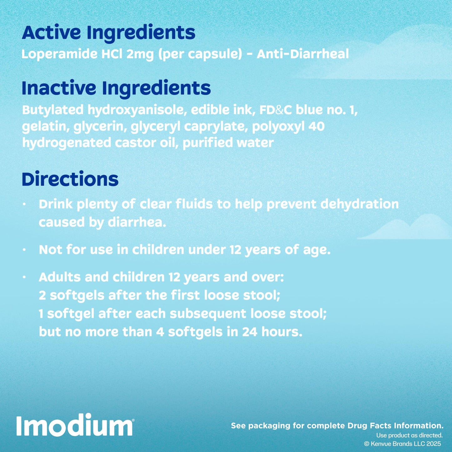 Imodium A-D Fast-Acting Anti-Diarrheal Softgels, Loperamide HCl 2 mg, Travel Essential Diarrhea Relief Medicine for Adults, 24 Count, Anti Diarrhea Pills,Easy to Swallow, for Ages 12+ Imodium buy supplements Au
