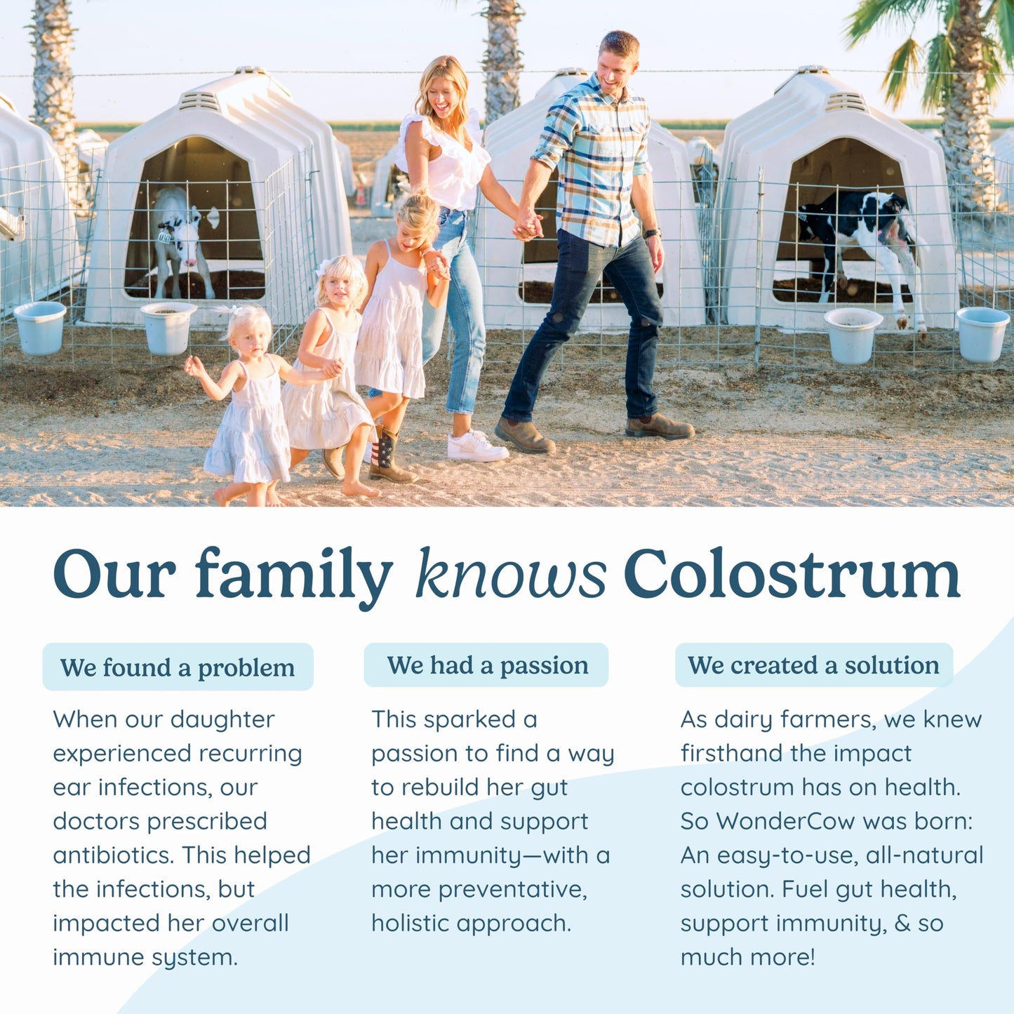 WONDERCOW Colostrum Capsules Supplement for Gut Health, Immune Support & Wellness | Natural IgG Pure Whole Bovine
