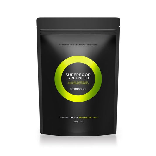 Tropeaka Superfood Greens + D - Antioxidant Green Powder for Energy, Immune System, & Gut Health, Rich in Chlorophyll & Essential Nutrients, Vitamin D, Vegan, Gluten Free, Non-GMO - 7oz (20 Servings) TropeakaBuy Supplements Australia