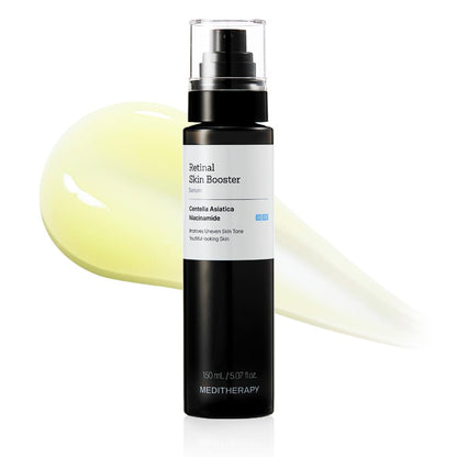 MEDITHERAPY Retinal Skin Booster Serum | Retinaldehyde, Niacinamide Anti-Aging Serum - K-Beauty Facial Serum for Fine Lines, Firming & Radiance
