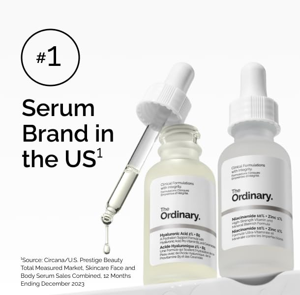 The Ordinary Hyaluronic Acid 2% + B5 (with Ceramides), Multi-Depth Hydration Serum