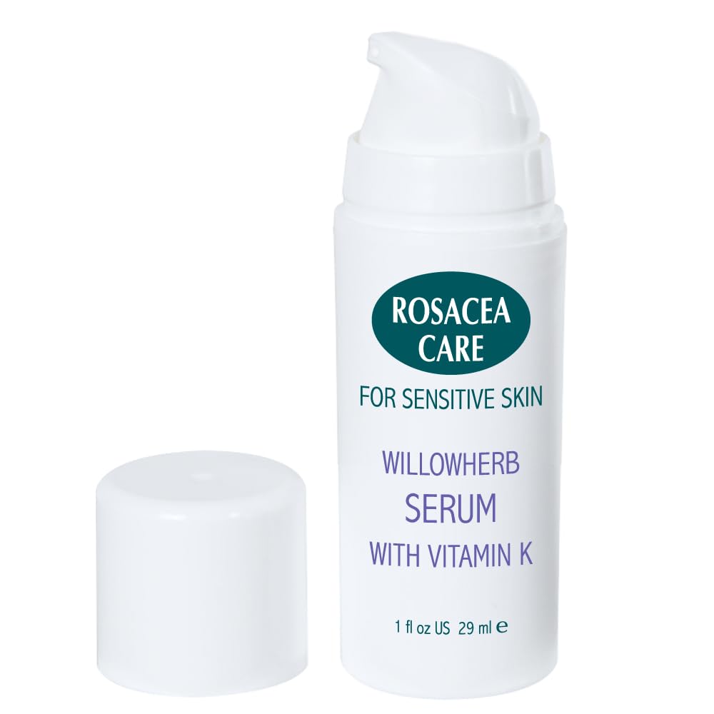 Rosacea Care Serum - reduces visible redness, soothes and calms rosacea while restoring the skin's healthy glow and diminishing the appearance of facial lines. (1 Fl Oz)