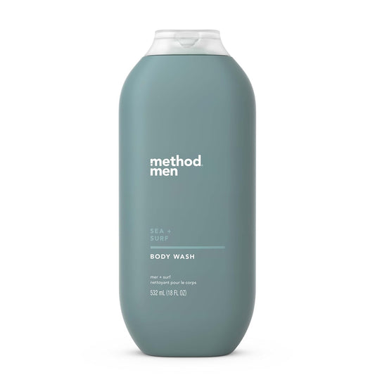 Method Men Body Wash, Sea and Surf Scent, Paraben and Phthalate Free, Quick-Lathering