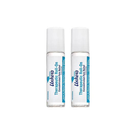 Unker's Therapeutic 0.25 oz. Roll-on 2-Pack.Convenient Travel Size., Clear Unker'sBuy Supplements Australia