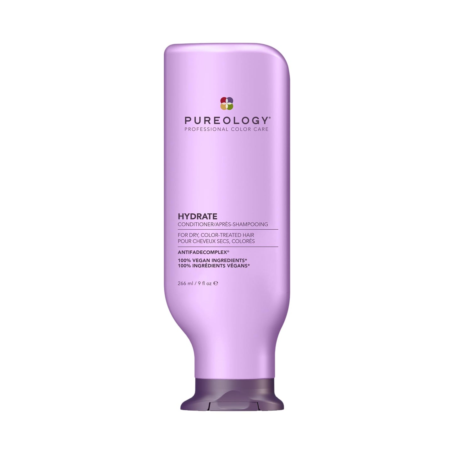 Pureology Hydrate Conditioner - For Dry or Color Treated Hair, Nourishing Conditioner to Restore Moisture and Seal in Hydration, Vegan, 9 Fl Oz