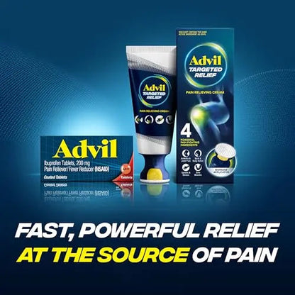 Advil Pain Reliever and Fever Reducer, Ibuprofen 200mg for Pain Relief - 50 Coated Tablets AdvilBuy Supplements Australia