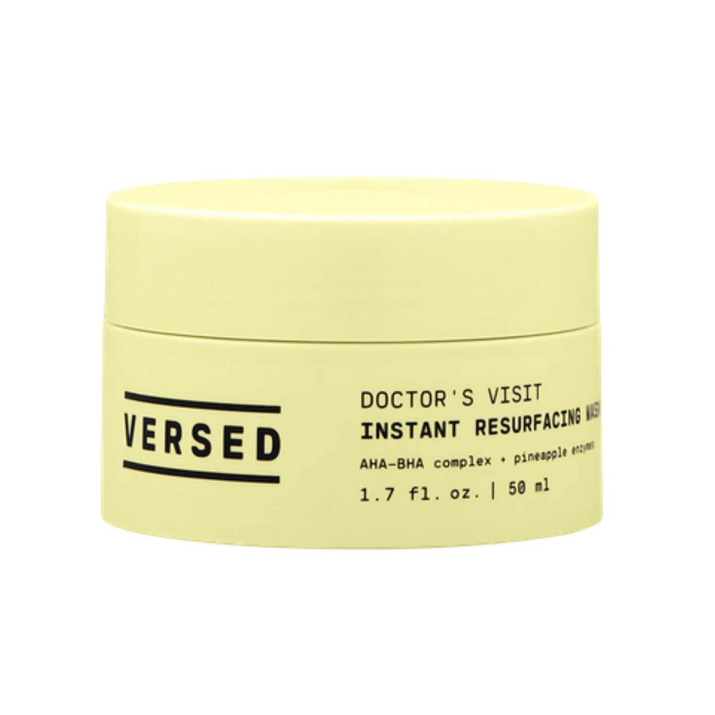 Versed Doctor’s Visit Instant Resurfacing Face Mask - AHA, BHA and Enzyme Exfoliating Mask Helps Reduce Hyperpigmentation - Smooth and Moisturize