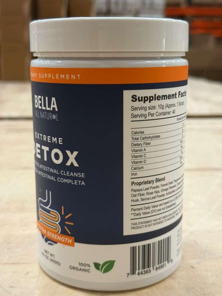 Bella All Natural Extreme Detox Powder Mango