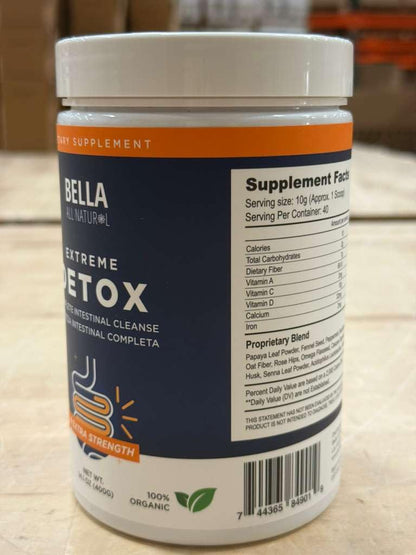 Bella All Natural Extreme Detox Powder Mango