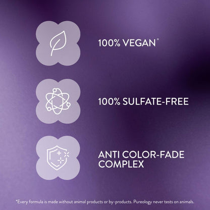 Pureology Hydrate Conditioner - For Dry or Color Treated Hair, Nourishing Conditioner to Restore Moisture and Seal in Hydration, Vegan, 9 Fl Oz