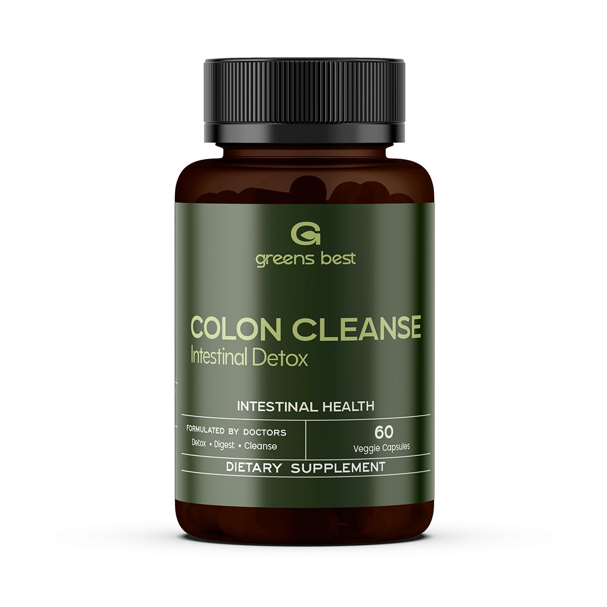 GREEN'S BEST Colon Cleanse Capsules – Advanced Digestive Support & Natural Detox – with Probiotics, Senna, Aloe Ferox & Fiber