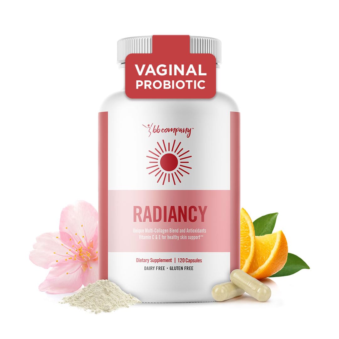 BB Company Radiancy | Vaginal Probiotics for Vaginal Dryness, pH Balance | Fights Itch, Odor | Anti-Aging | Hyaluronic Acid, Probiotics