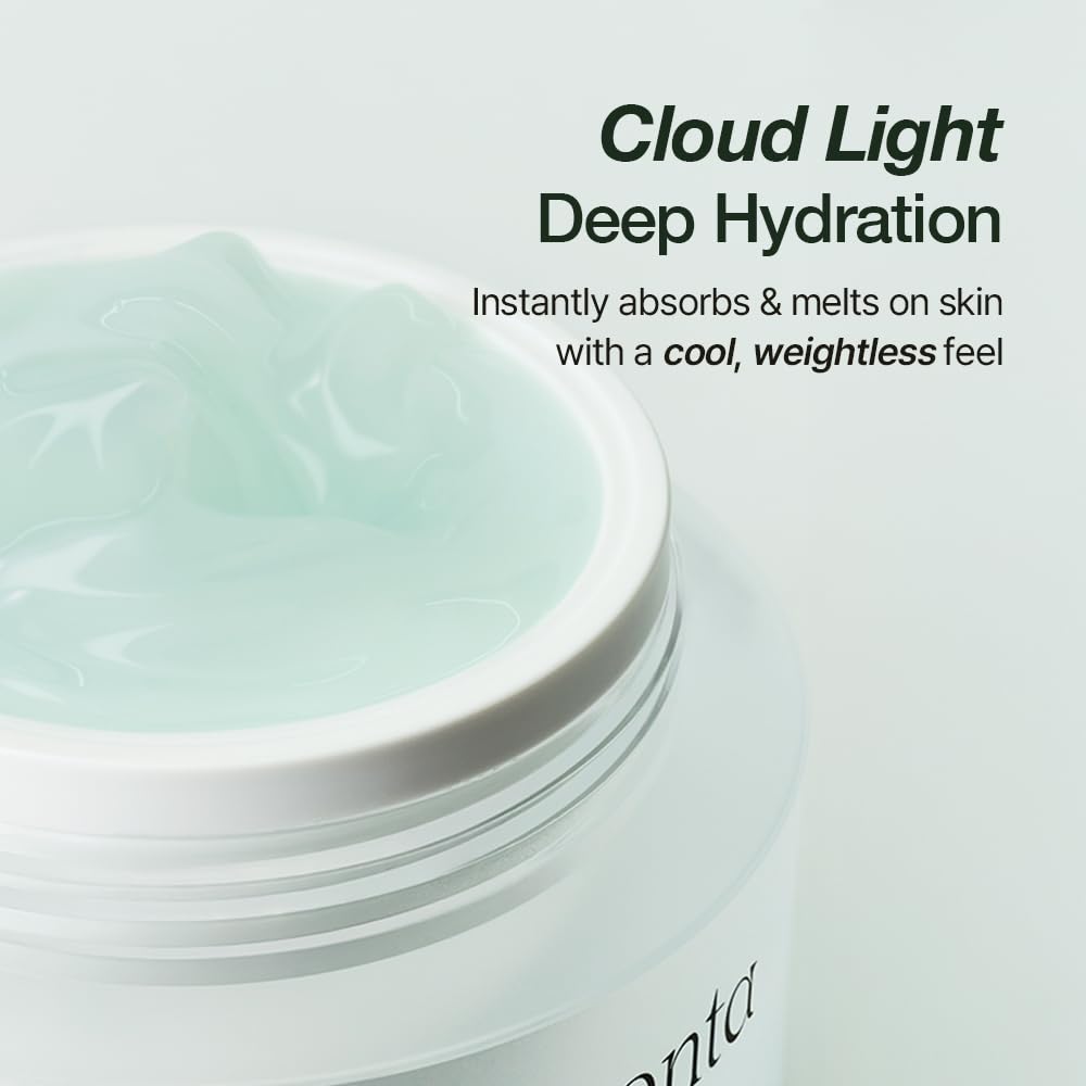 NATURAL DERMA PROJECT NDP Cica Cream - Gel Face Moisturizer for Sunburn Relief, lightweight Korean Moisturizer for Sensitive Skin, Centella Asiatica,
