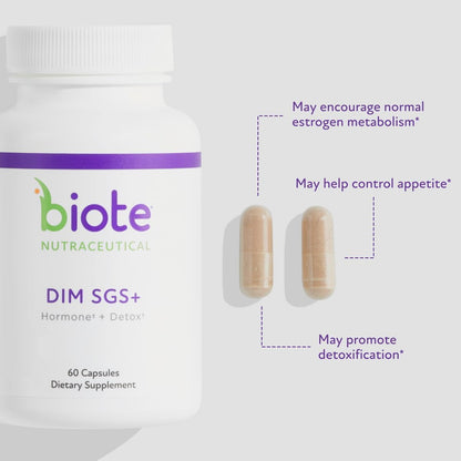Biote Nutraceuticals - DIM SGS + Detox (60 Capsules)